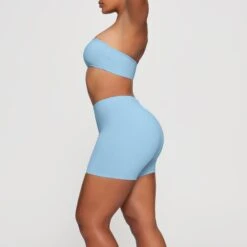 SWIM MID WAIST SHORT | IRIS BLUE -SWIM Sales Store SKIMS SWIM SW MWS 0750 HA IRB 0007