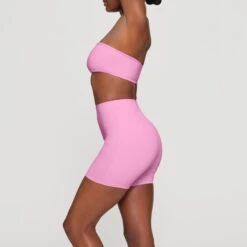 SWIM MID WAIST SHORT | LIGHT PINK -SWIM Sales Store SKIMS SWIM SW MWS 0750 HB LPK 0007