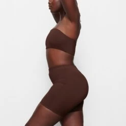 SWIM MID WAIST SHORT | COCOA -SWIM Sales Store SKIMS SWIM SW MWS 0750 MK COA SD