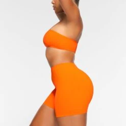 SWIM MID WAIST SHORT | ORANGE -SWIM Sales Store SKIMS SWIM SW MWS 0750 OA ORG 0010 SD