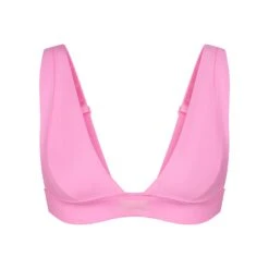 SWIM PLUNGE BIKINI TOP | LIGHT PINK