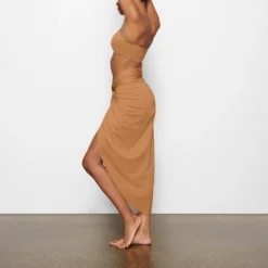 SWIM SARONG SKIRT | ALMOND -SWIM Sales Store SKIMS SWIM SW SKT 0016 MM ALM SD