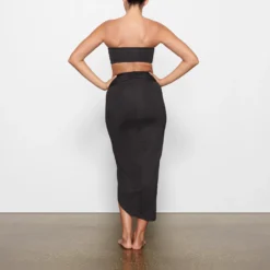 SWIM SARONG SKIRT | ONYX -SWIM Sales Store SKIMS SWIM SW SKT 0016 MM ONX BK