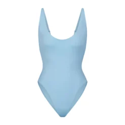 SWIM SCOOP NECK ONE PIECE | IRIS BLUE