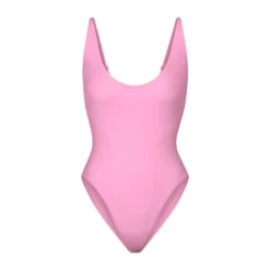 SWIM SCOOP NECK ONE PIECE | LIGHT PINK
