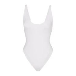 SWIM SCOOP NECK ONE PIECE | MARBLE