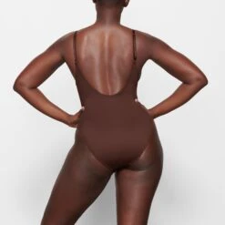SWIM SCOOP NECK ONE PIECE | COCOA -SWIM Sales Store SKIMS SWIM SW SNO 0044 MK COA BK