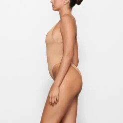 SWIM SCOOP NECK ONE PIECE | OCHRE -SWIM Sales Store SKIMS SWIM SW SNO 0044 MM OCH SD