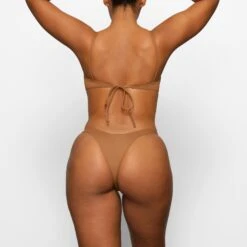 SWIM MICRO TANGA BIKINI BOTTOMS | ALMOND -SWIM Sales Store SKIMS SWIM SW TAN 0147 CA ALM 0015 BK