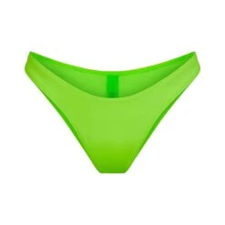 SWIM CHEEKY TANGA BOTTOMS | NEON GREEN