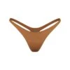 SWIM THONG | ALMOND