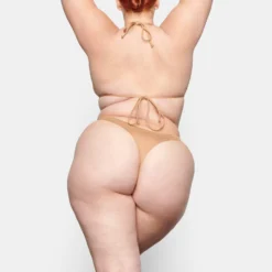 SWIM THONG | OCHRE -SWIM Sales Store SKIMS SWIM SW THG 0782 TB OCH 0016 BK