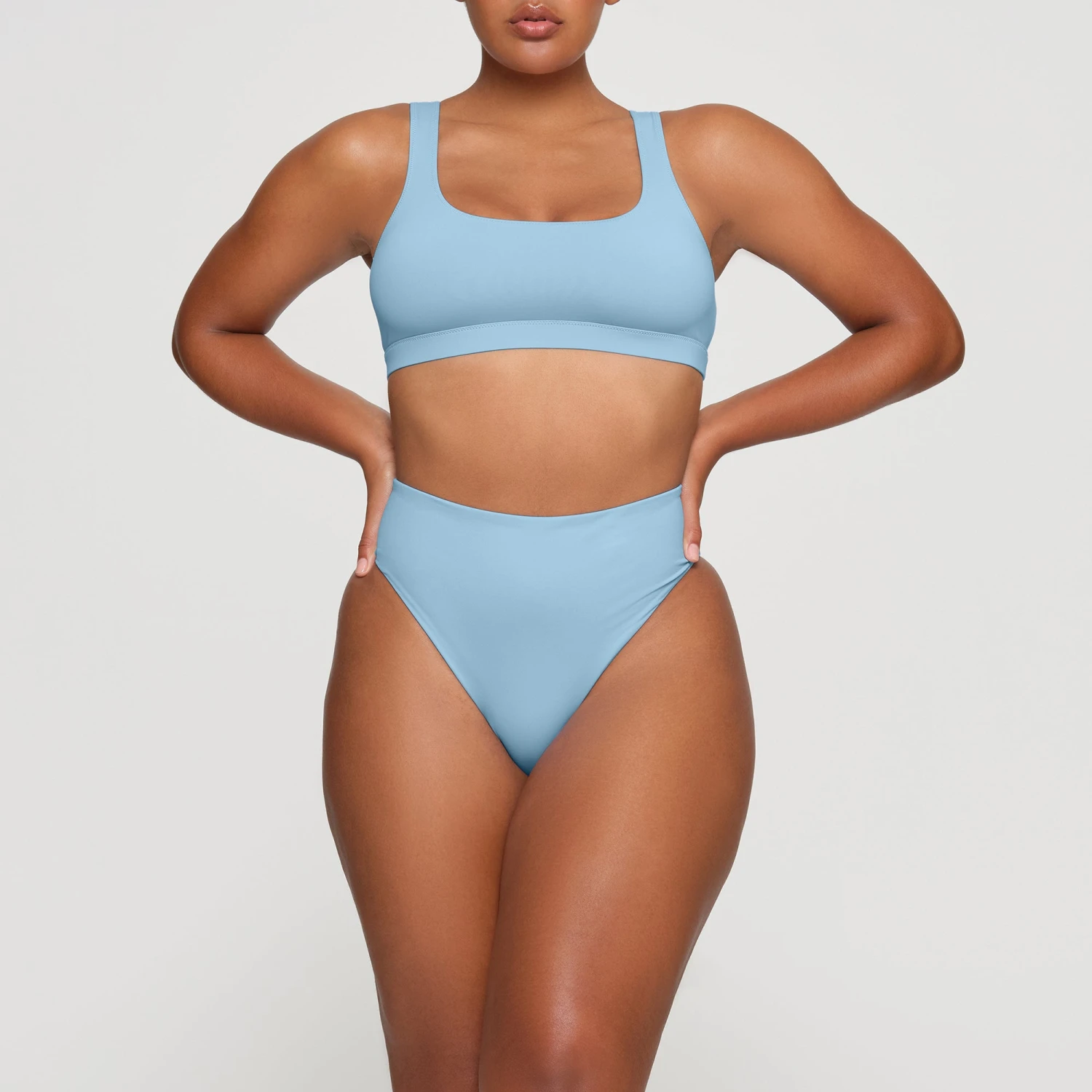 SWIM TANK BIKINI TOP | IRIS BLUE 2 SWIM TANK BIKINI TOP | IRIS BLUE - Image 2