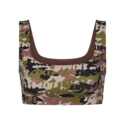 SWIM TANK BIKINI TOP | SKIMS CAMO