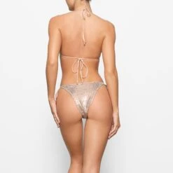 SEQUIN TRIANGLE BIKINI TOP | CLAY -SWIM Sales Store SKIMS SWIM SW TRI 0138 ED CLY 0013