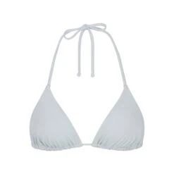 SWIM TRIANGLE TOP | FADED DENIM WASH