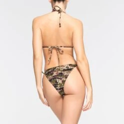 SWIM TRIANGLE TOP | SKIMS CAMO -SWIM Sales Store SKIMS SWIM SW TRI 0778 OC LGC 0018 BK