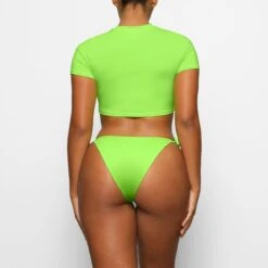 SWIM T-SHIRT | NEON GREEN -SWIM Sales Store SKIMS SWIM SW TSH 0746 CA NGE 0013 BKa