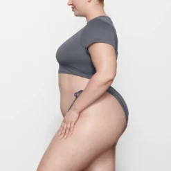 SWIM T-SHIRT | GUNMETAL -SWIM Sales Store SKIMS SWIM SW TSH 0746 MM GUN SD