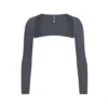 SHAPING SWIM SHRUG | GUNMETAL